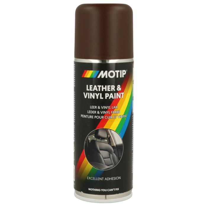 Motip Leer & Vinyl lak bruin | 200ml | 04238