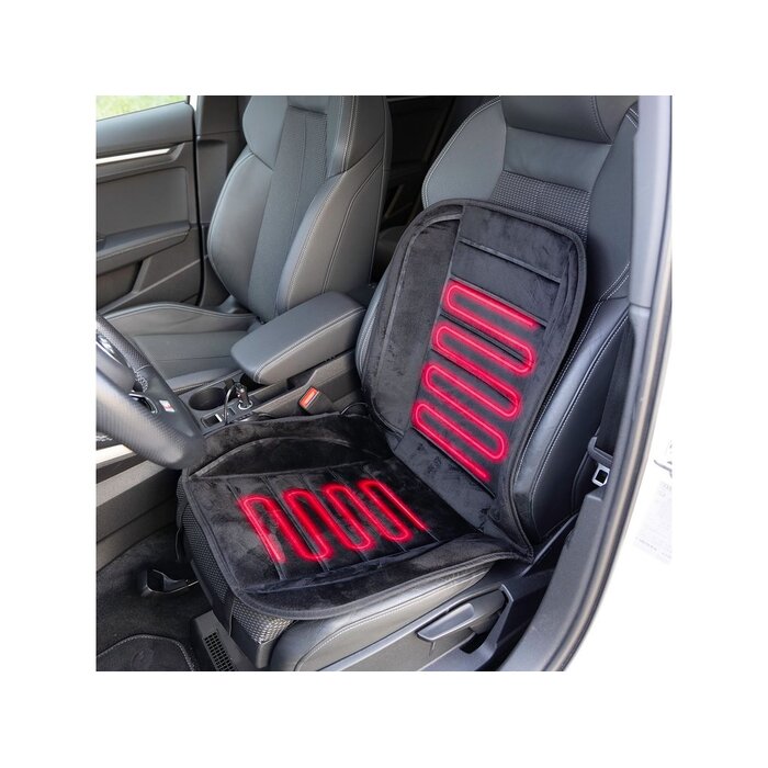Carpoint 12 Volt Thermokussen voor Autostoel | Verwarmd Zitkussen | 0310007