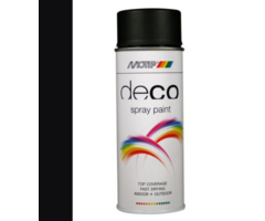 Motip Deco paint 400 ML | ral 9005 | Diepzwart ZG
