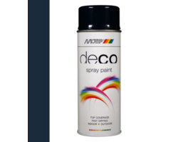 Motip Deco paint 400 ML | ral 5011 | Staalblauw HG