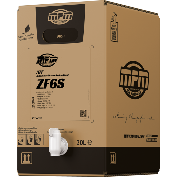 MPM ATF olie ZF6 Special 6/8/9-speeds | 20 Liter | Bag in Box | 16000ZF6S