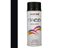 Motip Deco paint 400 ML | ral 9005 | Diepzwart Mat