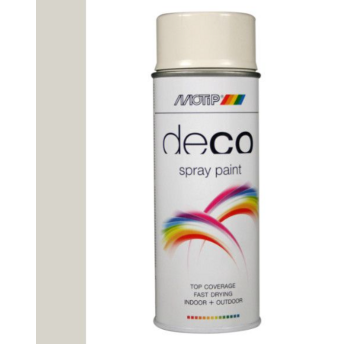 Motip Deco paint 400 ML | ral 9002 | Grijswit HG