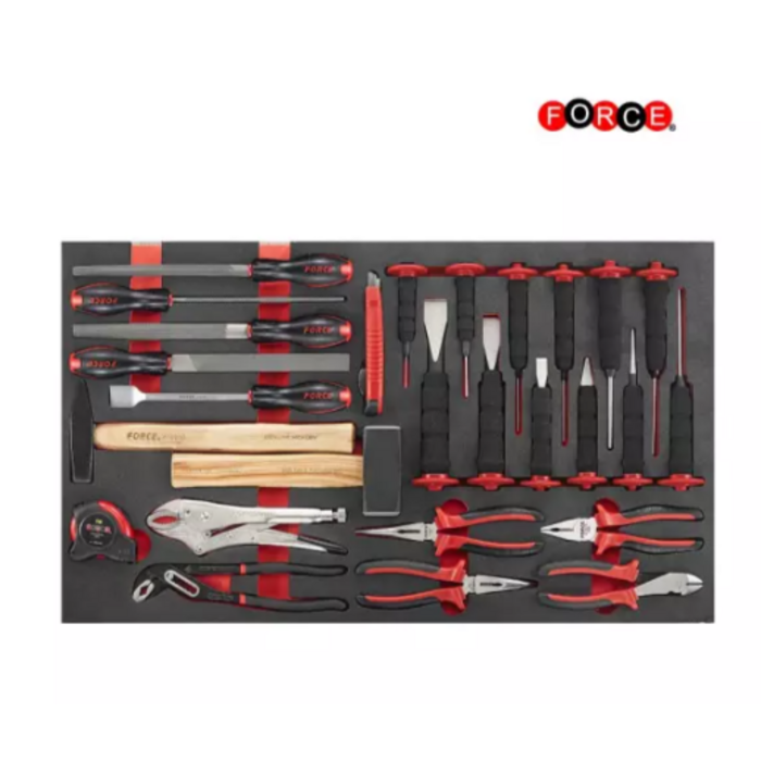 Force Tools 706-delige Gereedschapswagen | Jumbo Black Edition | 10318M-607