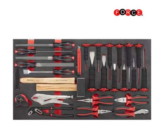 Force Tools 706-delige Gereedschapswagen | Jumbo Black Edition | 10318M-607