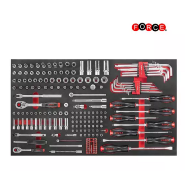 Force Tools 706-delige Gereedschapswagen | Jumbo Black Edition | 10318M-607