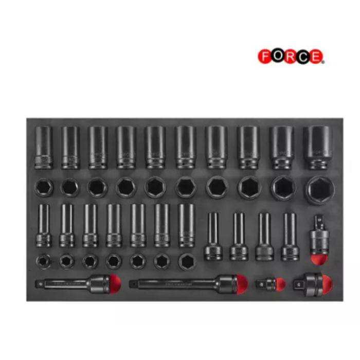 Force Tools 706-delige Gereedschapswagen | Jumbo Black Edition | 10318M-607