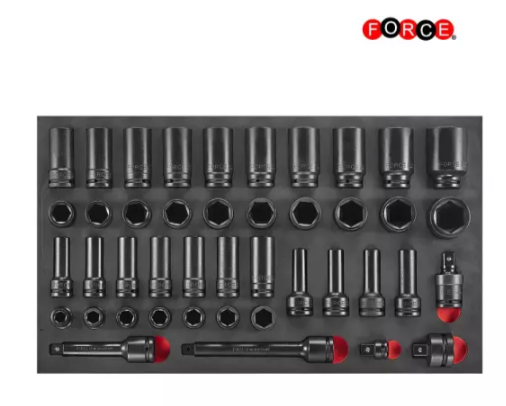 Force Tools 706-delige Gereedschapswagen | Jumbo Black Edition | 10318M-607