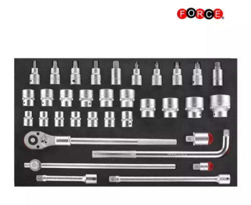 Force Tools 706-delige Gereedschapswagen | Jumbo Black Edition | 10318M-607