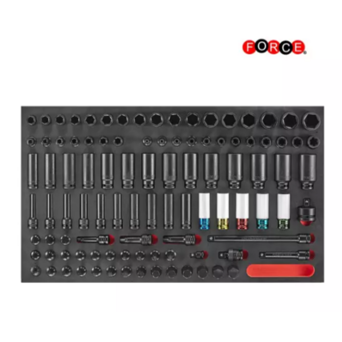 Force Tools 706-delige Gereedschapswagen | Jumbo Black Edition | 10318M-607