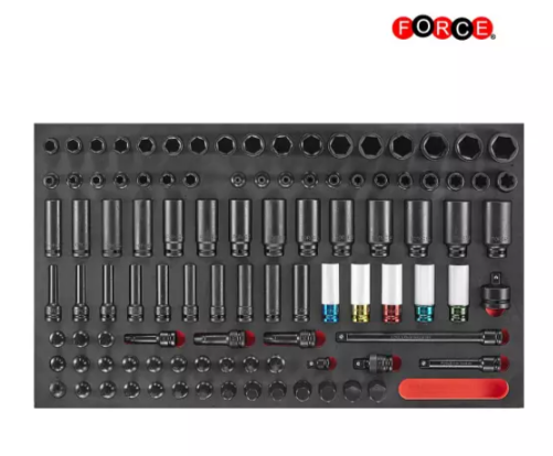 Force Tools 706-delige Gereedschapswagen | Jumbo Black Edition | 10318M-607