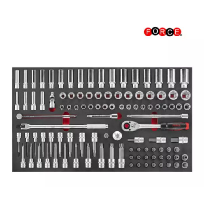 Force Tools 706-delige Gereedschapswagen | Jumbo Black Edition | 10318M-607
