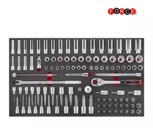 Force Tools 706-delige Gereedschapswagen | Jumbo Black Edition | 10318M-607
