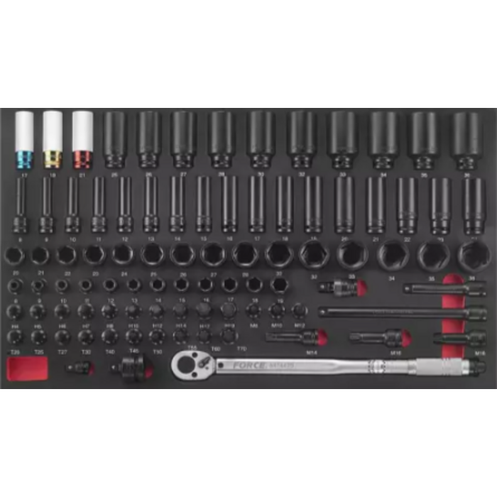 Force Tools 610-delige Gereedschapswagen | Black Edition | 10318M-610A