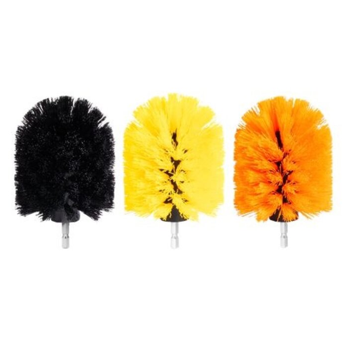 Gecko Boorborstel Set 3-delig | Zacht - Medium - Hard | 687811