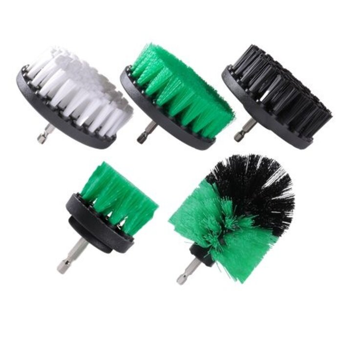 Gecko Drill Brush Set 5-delig | Zacht - Medium - Hard | 687859