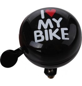QT Cycle Tech Fietsbel I Love My Bike Zwart