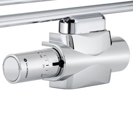 Heimeier Multilux H-blok chroom incl. Halo thermostaatkop