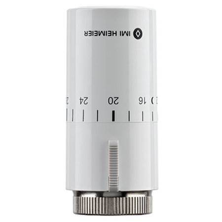 Heimeier Halo thermostaatkop wit met vloeistofvoeler