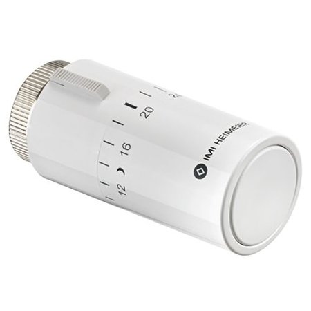 Heimeier Halo thermostaatkop wit met vloeistofvoeler