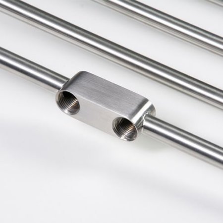 Thermrad Lina 1200 hoog x 500 breed - gepolijst RVS