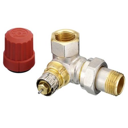 Danfoss RA-N thermostaatkraan 1/2" dubbel haaks rechts
