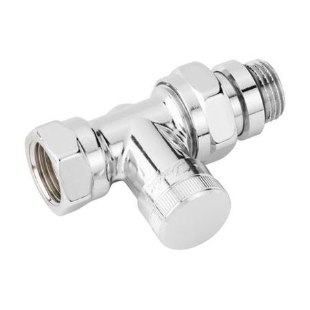 Danfoss voetventiel RLV-X/C 1/2" recht chroom