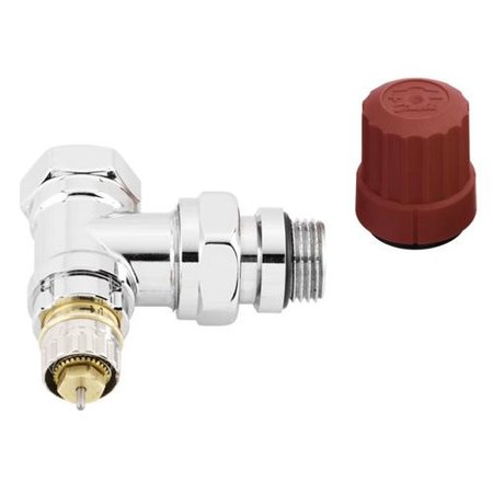Danfoss RA-NX/C thermostaatkraan 1/2" haaks chroom