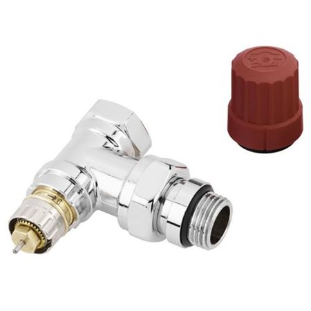 Danfoss RA-NX/C thermostaatkraan 1/2" haaks chroom