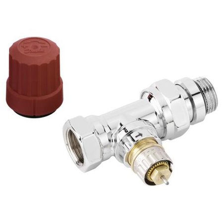 Danfoss RA-NX/C thermostaatkraan 1/2" recht chroom