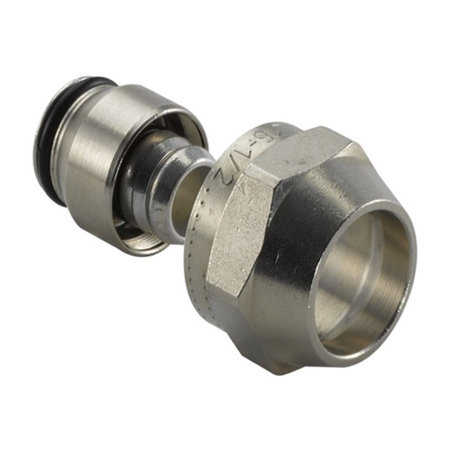 Uponor aansluitkoppeling 1/2" naar 16x2mm AKB - Alu/Pex