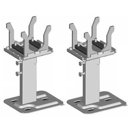 Set Thermrad Super-8 en Vasco Flatline vloerconsoles type 22/33