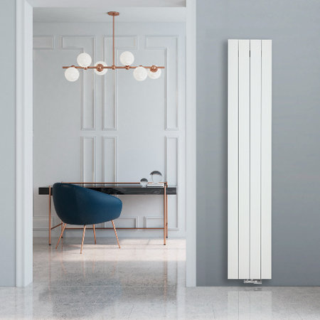 Thermrad AluStyle Plus 1826 x 400 wit - 5 kolommen