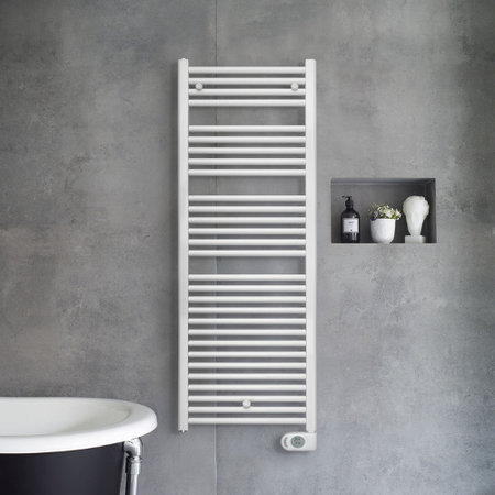 Zehnder Aura elektrisch 906 hoog x 500 breed - wit