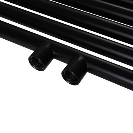 Thermrad Tone 1500 hoog x 550 breed - matzwart