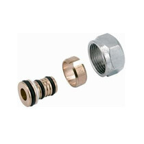 Aansluitkoppeling M24 x 16x2mm Alu/Pex chroom