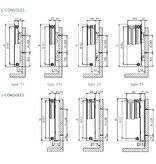 Brugman Compact 4 radiator 300 hoog x 1400 breed - type 22