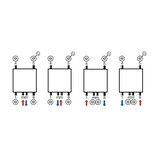 Vasco Bathline BK designradiator 1284 hoog x 500 breed - wit