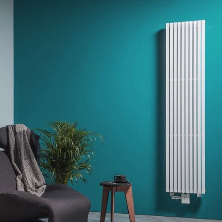 Vasco Vertiline CA radiator 1800 hoog x 470 breed - wit