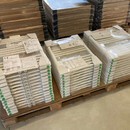 Vasco GK handdoekradiator 727 hoog x 500 breed - wit