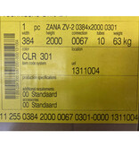 Vasco Zana ZV-2 radiator 2000 hoog x 384 breed - antraciet M301
