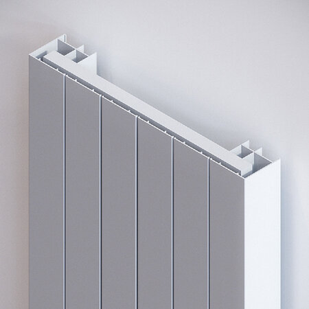 Vasco Zaros V75 radiator 2000 hoog x 375 breed - antraciet M301