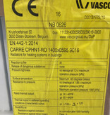 Vasco Carre CPHN1-RO radiator 595 hoog x 1400 breed - wit
