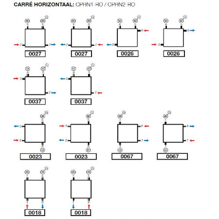 Vasco Carre CPHN2-RO radiator 475 hoog x 1600 breed - wit