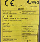 Vasco Carre CPVN2-ZB radiator 1800 hoog x 595 breed - wit