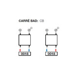 Vasco Carre Bad CB radiator 745 hoog x 600 breed - Dust Grey