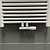 Thermrad H-blok haaks met thermostaatkop Wit