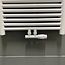 Thermrad H-blok haaks met thermostaatkop Wit