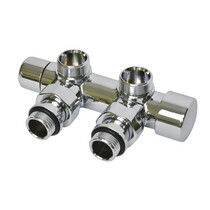 Sanivesk H-blok 1/2" haaks thermostatisch