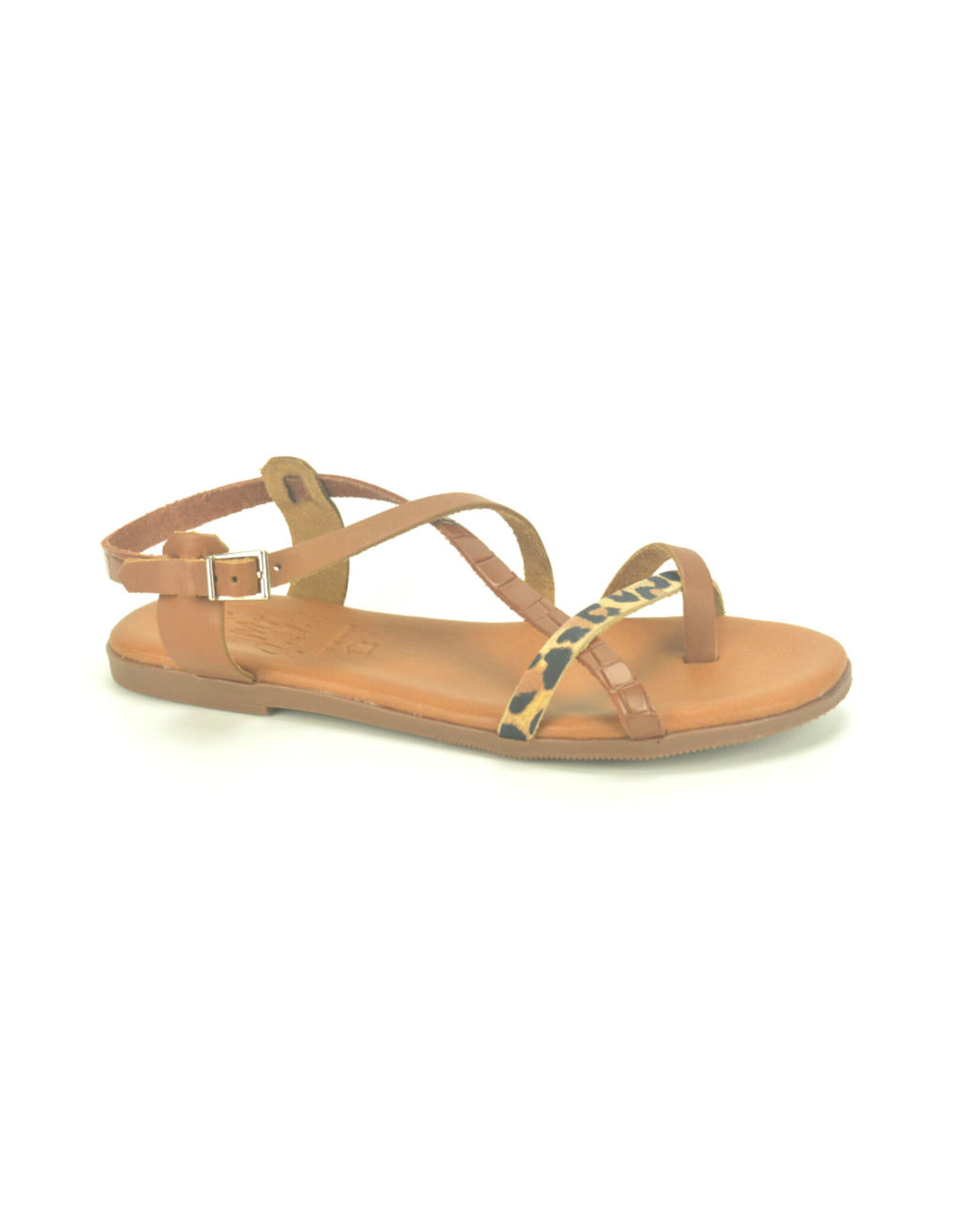 Oh My Sandals 14471 cognac bruin